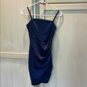 Emerald Sundae Midnight Blue Mini Dress